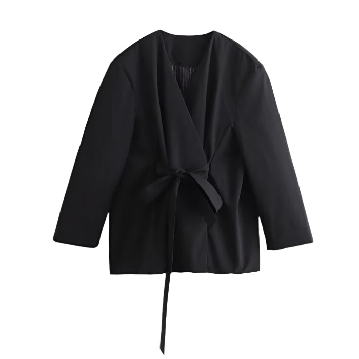 The Soft Wrap Blazer