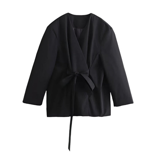 The Soft Wrap Blazer
